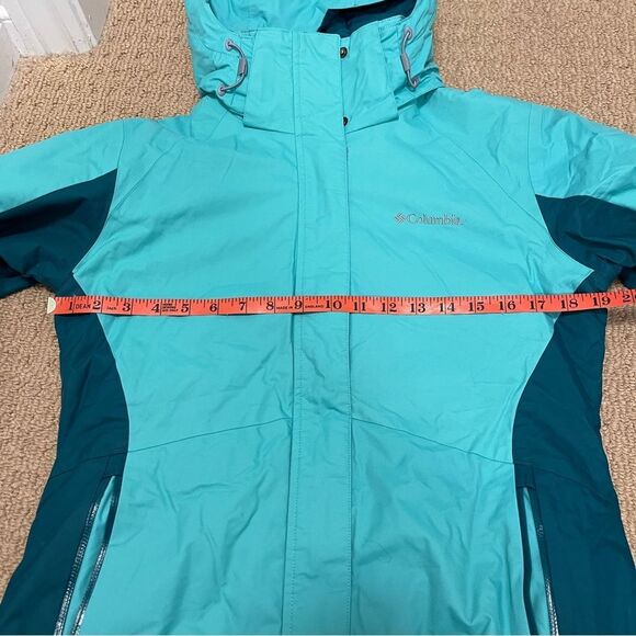 Columbia Powderhouse II Winter Ski Coat in Turquoise - S - Picture 13 of 14